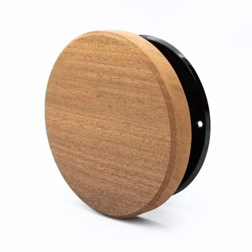 PROSAUNAS Thermo Ventilation Cover Sauna Wall Ventilation Cover, Round, Thermo-Abachi