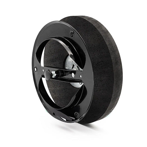 PROSAUNAS Thermo Black Ventilation Cover Sauna Wall Ventilation Cover, Round, Black Thermo-Abachi