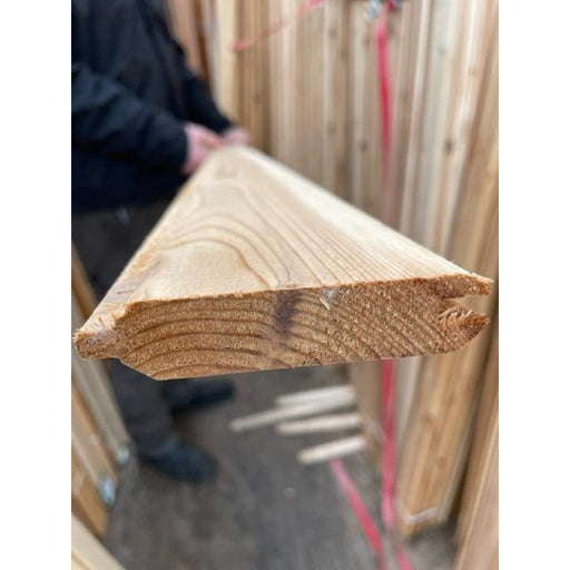 1 x 4 A & Better V4E Kiln Dried Red Western Canadian Clear Cedar T&G Boards Premium Grade 11/16 x 3.5 - West Coast Saunas - 
