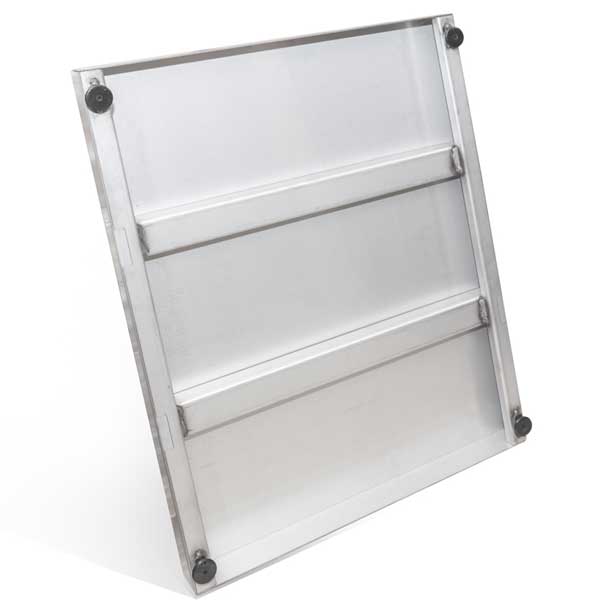 23"x30" Adjustable Installation Base - Stainless Steel - West Coast Saunas - 