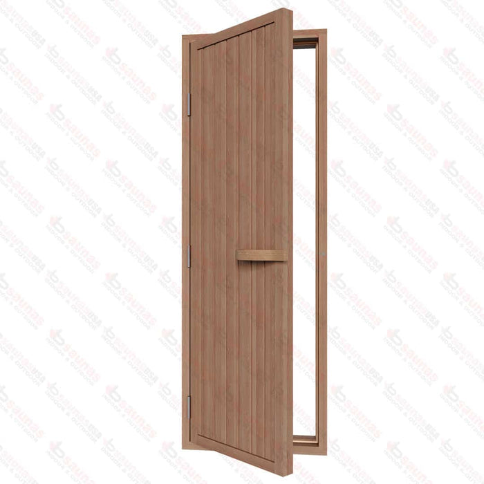 Western Red Cedar Solid Sauna Door, 700×2040 mm (27 1/2″ x 80 3/8″)