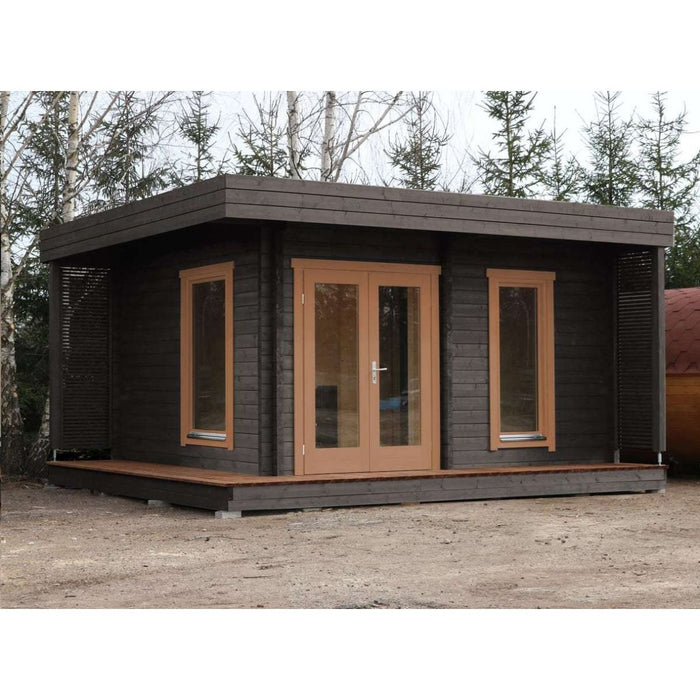 3 Room Modern Outdoor Sauna Kit - Allure XL - West Coast Saunas - BZ - ALLURE - XL