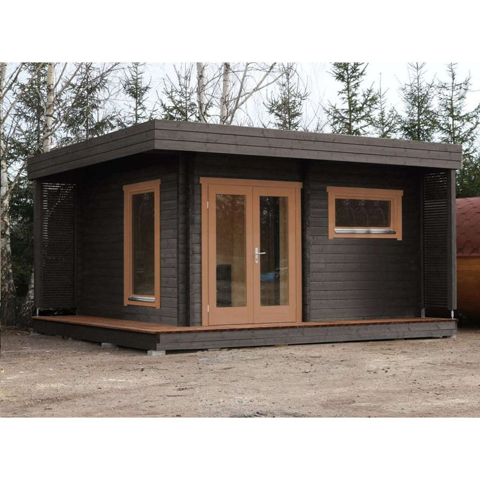 3 Room Modern Outdoor Sauna Kit - Allure XL - West Coast Saunas - BZ - ALLURE - XL