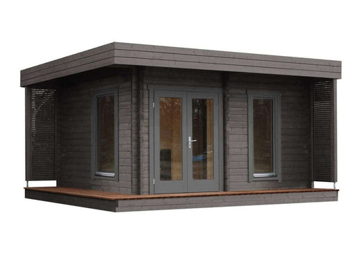3 Room Modern Outdoor Sauna Kit - Allure XL - West Coast Saunas - BZ - ALLURE - XL