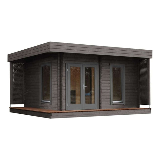 3 Room Modern Outdoor Sauna Kit - Allure XL - West Coast Saunas - BZ - ALLURE - XL