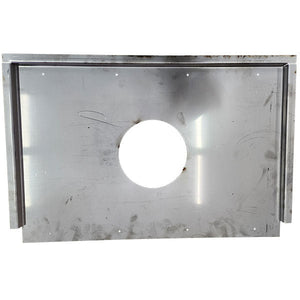 30"x20" Stainless Outside Shield for Siding (with Hole) - West Coast Saunas - SB218