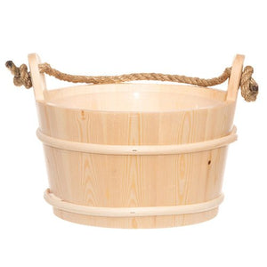 4Living Rope Handle Sauna Bucket Sauna Bucket, Spruce, Rope Handle, 4L - West Coast Saunas - 319196
