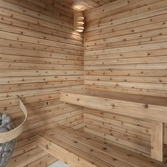 4x4x7 Custom Indoor Cedar Sauna Kit - West Coast Saunas - BSAUCUST447B