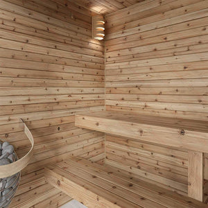 4x6x7 Custom Indoor Cedar Sauna Kit - West Coast Saunas - BSAUCUST467I - 8KA