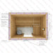 4x6x7 Custom Indoor Cedar Sauna Kit - West Coast Saunas - BSAUCUST467I - 7KA
