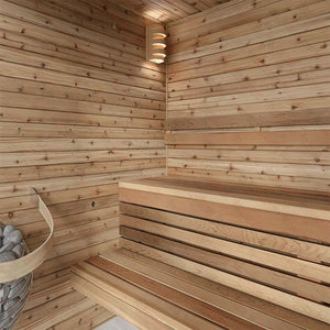 4x6x7 Custom Indoor Cedar Sauna Kit - West Coast Saunas - BSAUCUST467I - 7KC