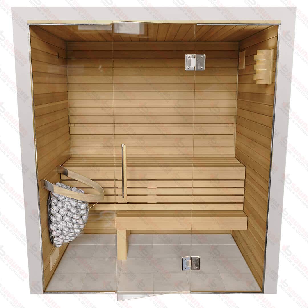 4x6x7 Custom Indoor Cedar Sauna Kit