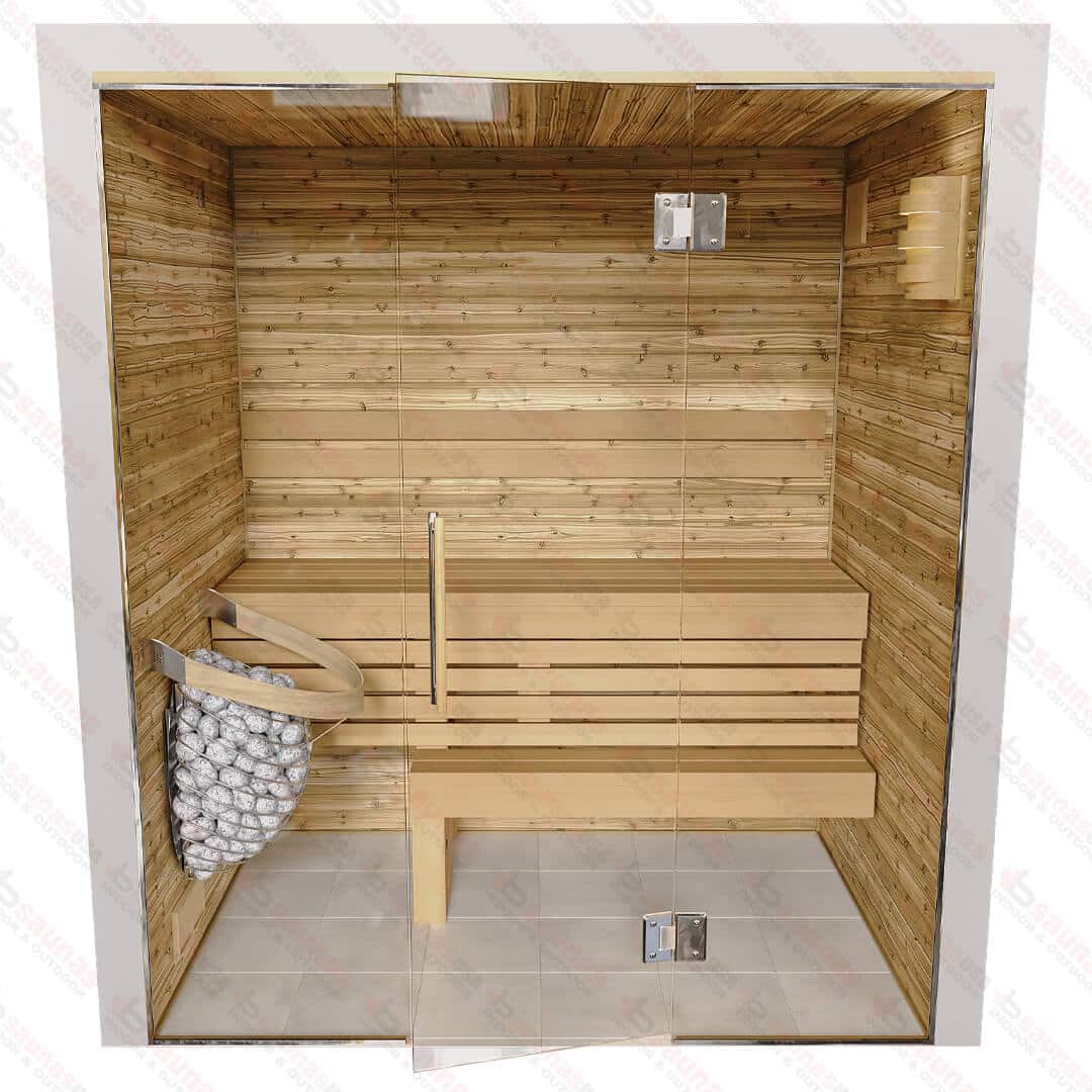 4x6x7 Custom Indoor Cedar Sauna Kit
