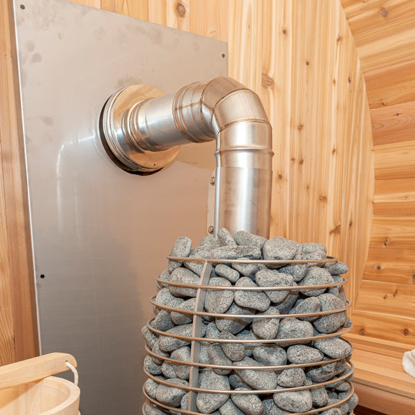 Leisurecraft Chimney Kit - Side/Back with Elbow