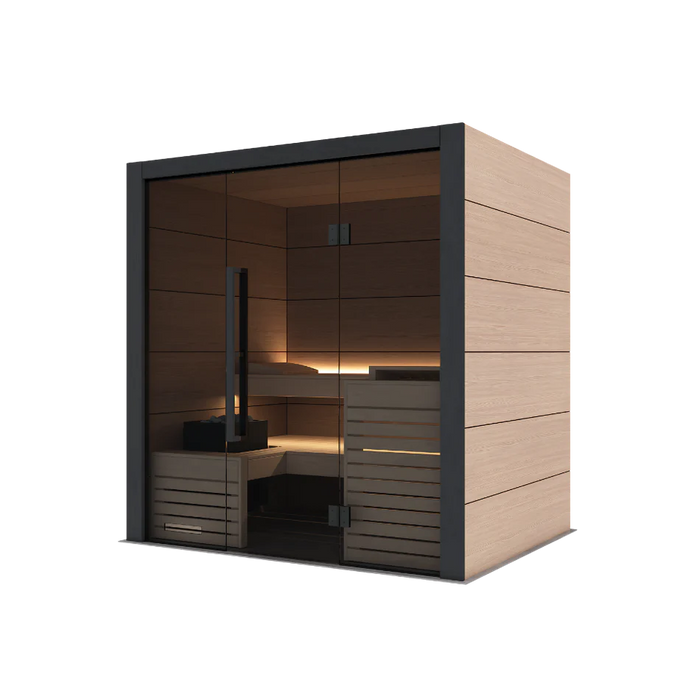 Harvia Fuji - Onyx Trim/Oak Hardwood 2-5 Person Indoor Sauna