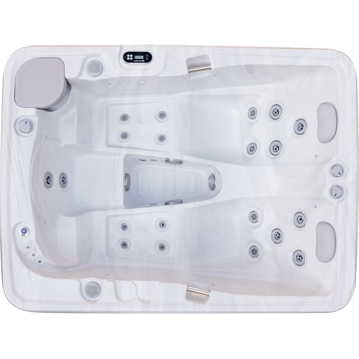 Luxury Spas Largo 3-Person 120V/240V Hybrid Plug N Play Hot Tub