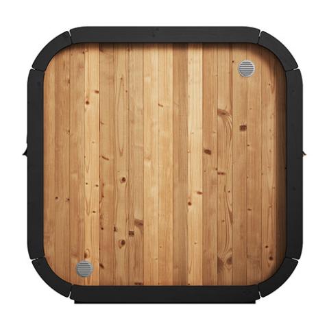 SaunaLife 5 Person Luxury Outdoor Cube Sauna CL5G