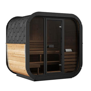 SaunaLife 5 Person Luxury Outdoor Cube Sauna CL5G