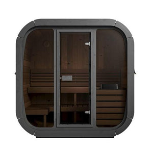 SaunaLife 5 Person Luxury Outdoor Cube Sauna CL5G