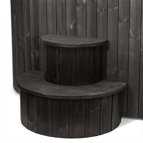 SaunaLife Model S2B Soak Series Home Cold/Hot Immersion Tub, Black, Up to 2 Persons