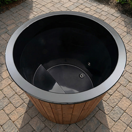 SaunaLife Model S1N Soak Series Home Cold/Hot Immersion Tub, Natural, 1-Person