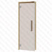Alder Frame Door Benelux, Bronze Glass, 690×1890 mm (27 1/8″ x 74 3/8″) - West Coast Saunas - BSAUNAABGBDR