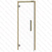 Alder Frame Door Benelux, Clear Glass, 690×1890 mm (27 1/8″ x 74 3/8″) - West Coast Saunas - BSAUNAACGDBR