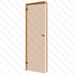 Alder Frame Door, Bronze Glass, 690×2090 mm (27 1/8″ x 82 1/4″) - West Coast Saunas - BSAUNAABGD2R