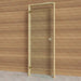 Alder Frame Door, Clear Glass, 690×1890 mm (27 1/8″ x 74 3/8″) - West Coast Saunas - BSAUNAACGDR