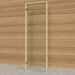 Alder Frame Door, Clear Glass, 690×2090 mm (27 1/8″ x 82 1/4″) - West Coast Saunas - BSAUNAACGD2R