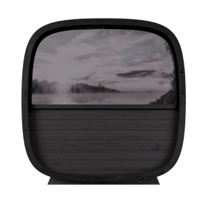 Black Cube Sauna Kit – Modern DIY Outdoor Sauna for 4–5 People - West Coast Saunas - SASE - BC - 5 - PW