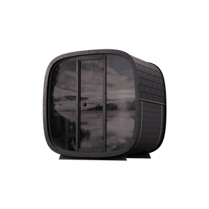 Black Cube Sauna Kit – Modern DIY Outdoor Sauna for 4–5 People - West Coast Saunas - SASE - BC - 5
