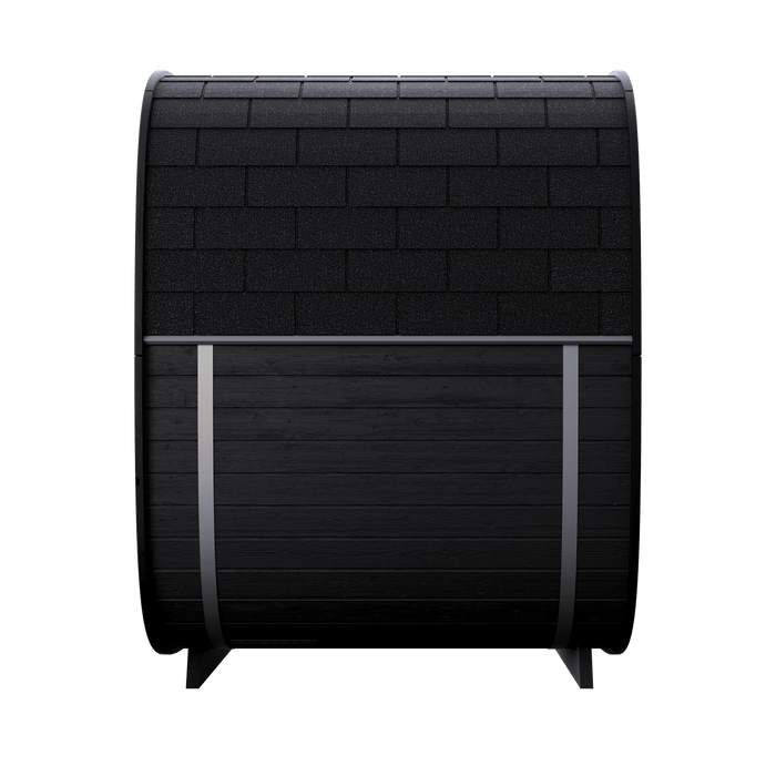 Black Cube Sauna Kit – Modern DIY Outdoor Sauna for 4–5 People - West Coast Saunas - SASE - BC - 5 - PW