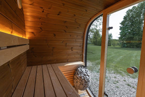 Black Cube Sauna Kit – Modern DIY Outdoor Sauna for 4–5 People - West Coast Saunas - SASE - BC - 5