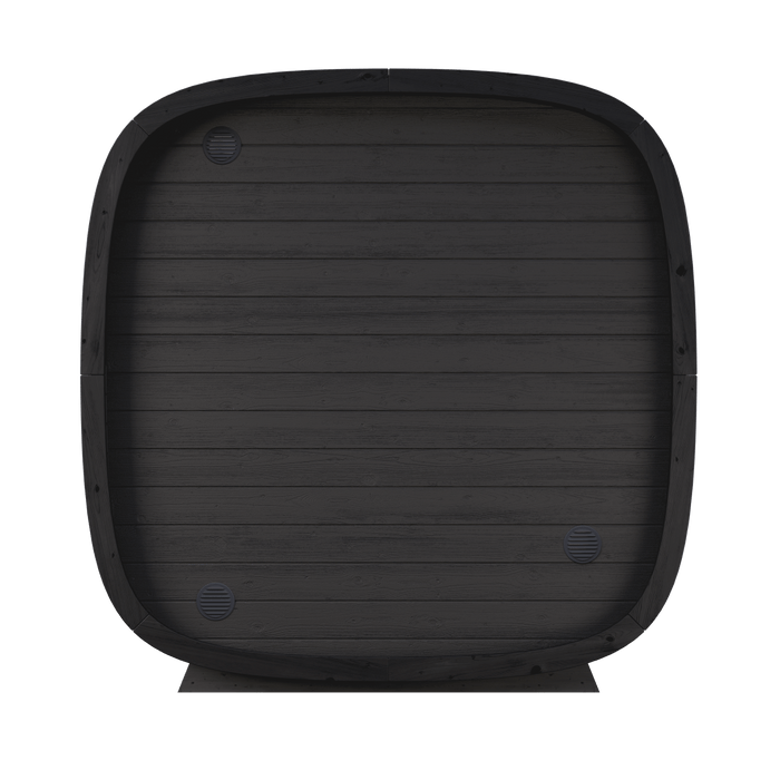 Black Cube Sauna Kit – Modern DIY Outdoor Sauna for 4–5 People - West Coast Saunas - SASE - BC - 5