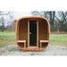 BSaunas 2.5 Cube Square Prefabricated Outdoor Sauna Kit with Porch - West Coast Saunas - BS - 25 - CUBE - PRCH