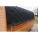 BSaunas 2.5 Cube Square Prefabricated Outdoor Sauna Kit with Porch - West Coast Saunas - BS - 25 - CUBE - PRCH
