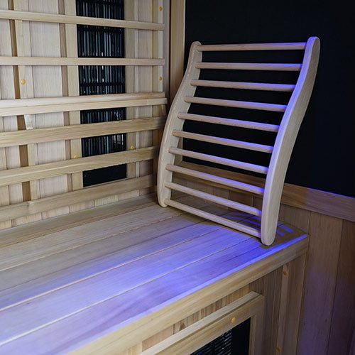 Canadian Red Cedar Ergonomic S-Shape Sauna Backrest - West Coast Saunas - FD-BK1