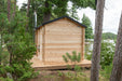 Canadian Timber Georgian Outdoor Traditional Cabin Sauna - West Coast Saunas - CTC88W