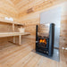 Canadian Timber Georgian Outdoor Traditional Cabin Sauna with Porch - West Coast Saunas - CTC88PW