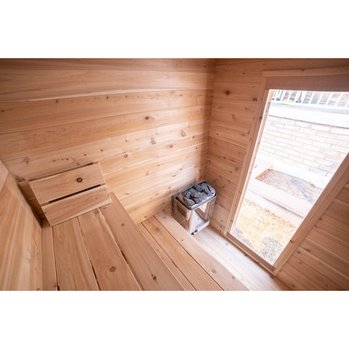Canadian Timber Granby Outdoor Traditional Cabin Sauna - West Coast Saunas - CTC66W