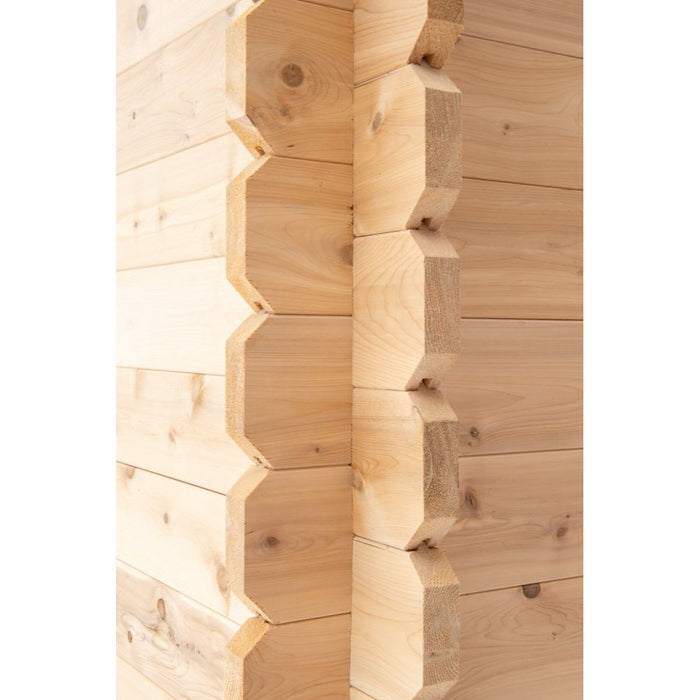 Canadian Timber Granby Outdoor Traditional Cabin Sauna - West Coast Saunas - CTC66W