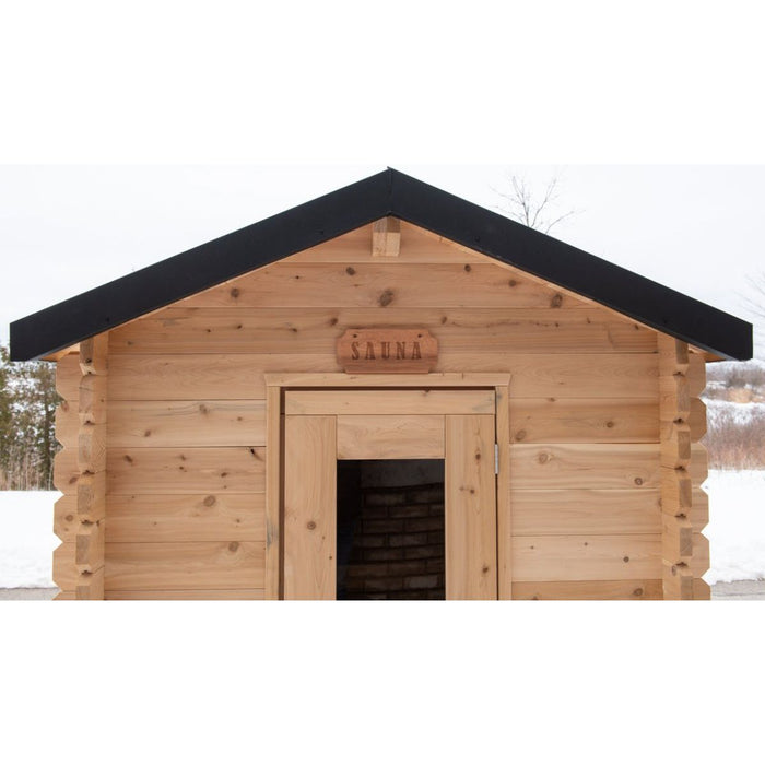 Canadian Timber Granby Outdoor Traditional Cabin Sauna - West Coast Saunas - CTC66W