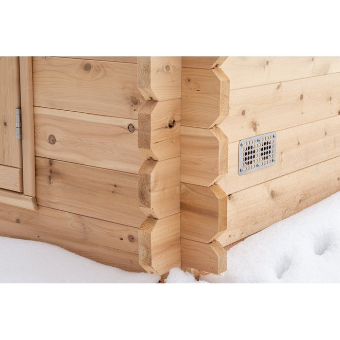 Canadian Timber Granby Outdoor Traditional Cabin Sauna - West Coast Saunas - CTC66W