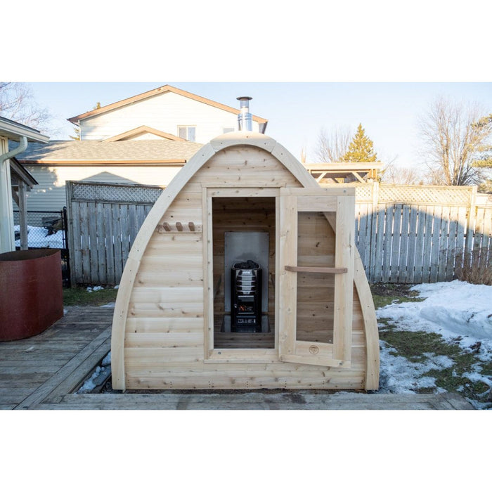Canadian Timber MiniPOD Sauna - West Coast Saunas - CTC77MW