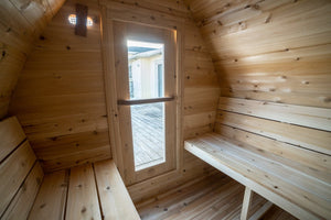 Canadian Timber MiniPOD Sauna - West Coast Saunas - CTC77MW