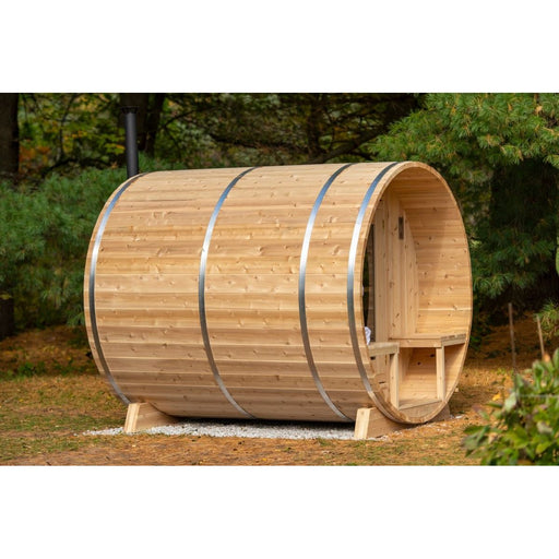 Canadian Timber Serenity Barrel Sauna - West Coast Saunas - CTC2245W