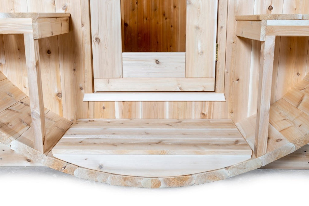 Canadian Timber Serenity Barrel Sauna - West Coast Saunas - CTC2245W