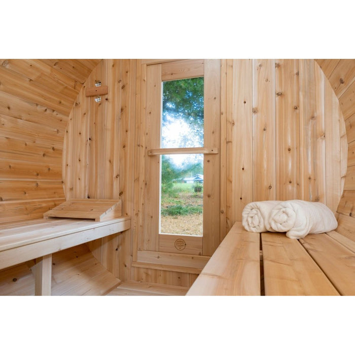 Canadian Timber Serenity Barrel Sauna - West Coast Saunas - CTC2245W
