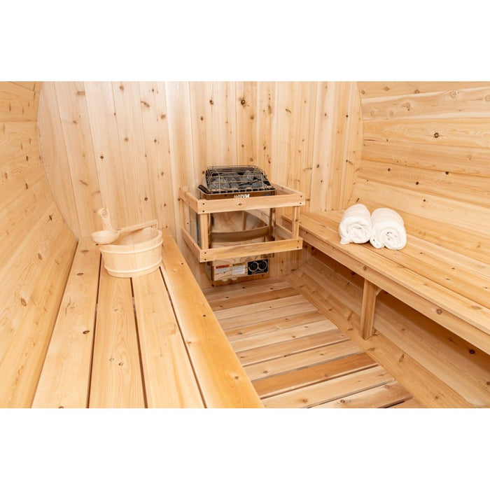 Canadian Timber Tranquility MP Barrel Steam Sauna - West Coast Saunas - CTC2345MP